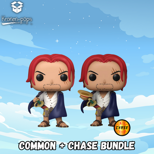 One Piece - Shanks Common + Chase Funko Pop! Bundle