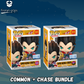 Dragon Ball GT - Super Saiyan 4 Vegeta (Flocked) #2078 Common + Chase Funko Pop! Bundle