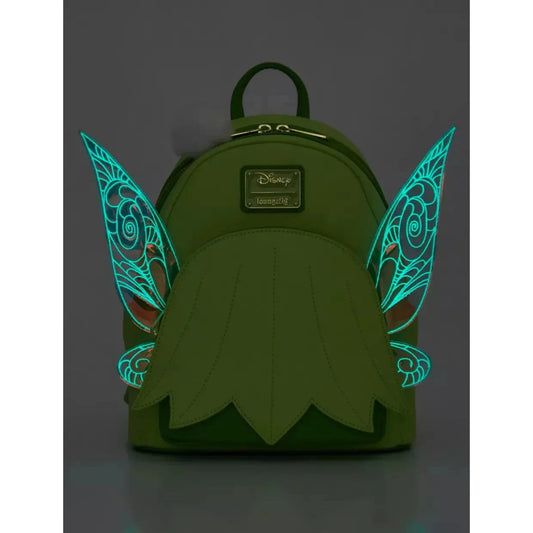 Loungefly Disney - Peter Pan Tinker Bell Figural Glow-in-the-Dark Mini Backpack Exclusive