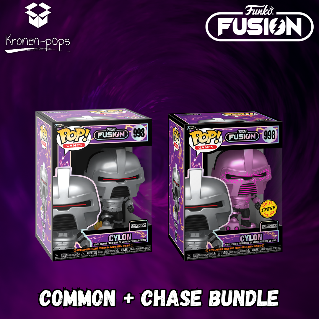 Funko Fusion - Battlestar Galactica Cylon Common + Chase Funko Pop! Bundle