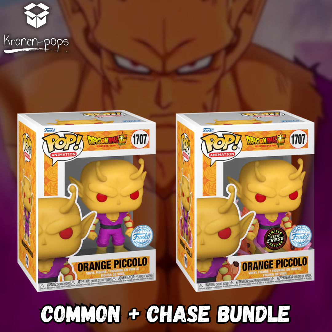 Dragon Ball: Super Hero  - Orange Piccolo Common + Chase Funko Pop! Bundle