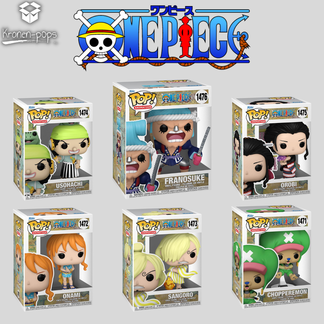 One Piece - Wano Arc Bundle (Set of 5) Funko Pop! Vinyl Figures