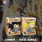 Dragon Ball Super: Broly - Super Saiyan Gogeta (Charting Kidan) Common + Chase Funko Pop! Bundle