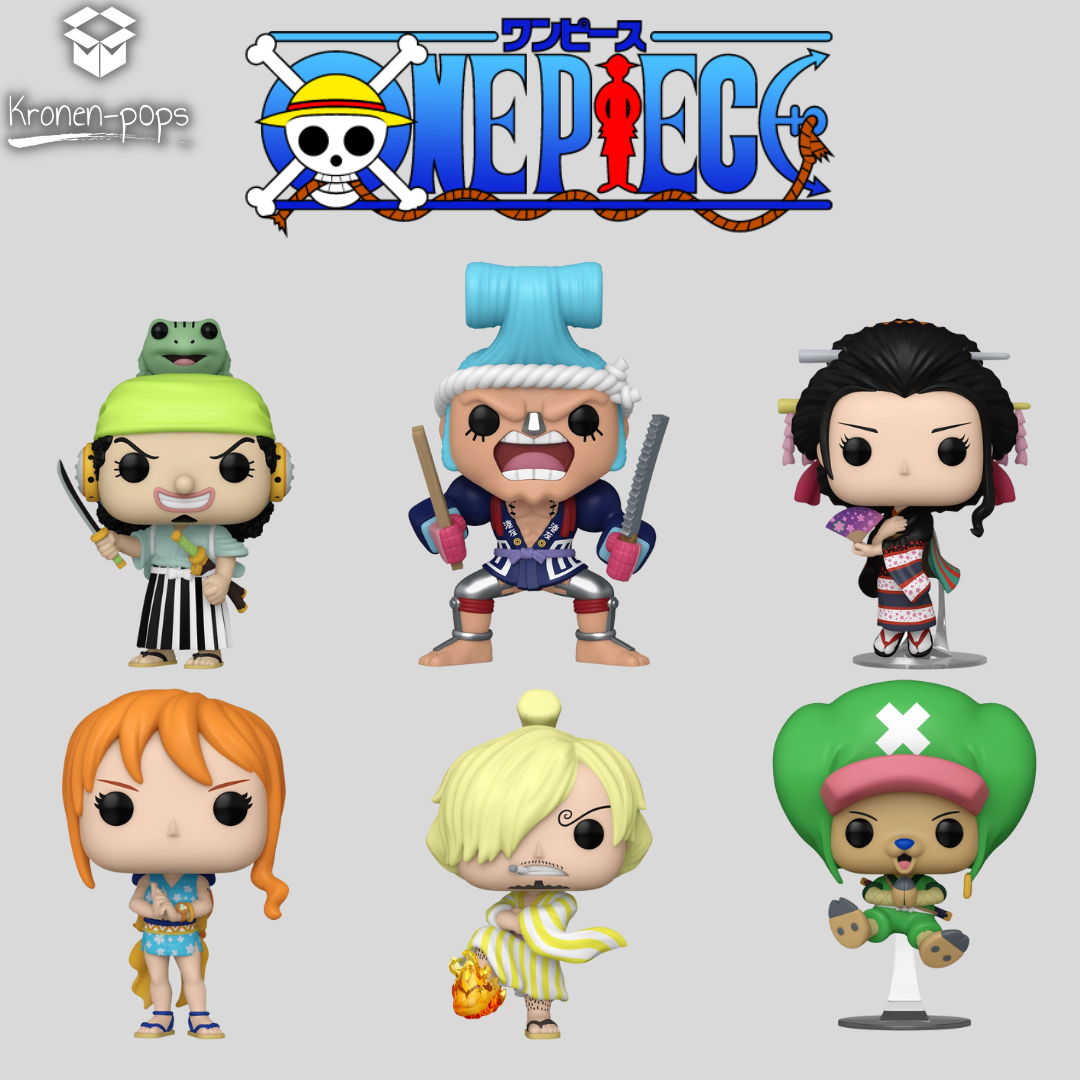 Funko Pop! One Piece - Straw Hat Pirate - Bundle (Set of 5)