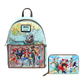 Loungefly One Piece - Luffy &amp; Gang Map Mini Backpack & Wallet Bundle