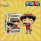 One Piece - Monkey D. Luffy with meat Funko Pop!