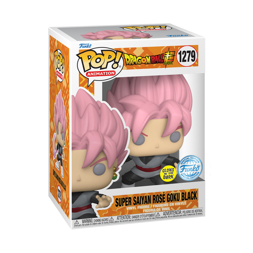 Dragon Ball Super - Super Saiyan Rose Goku Black Glow Funko Pop!