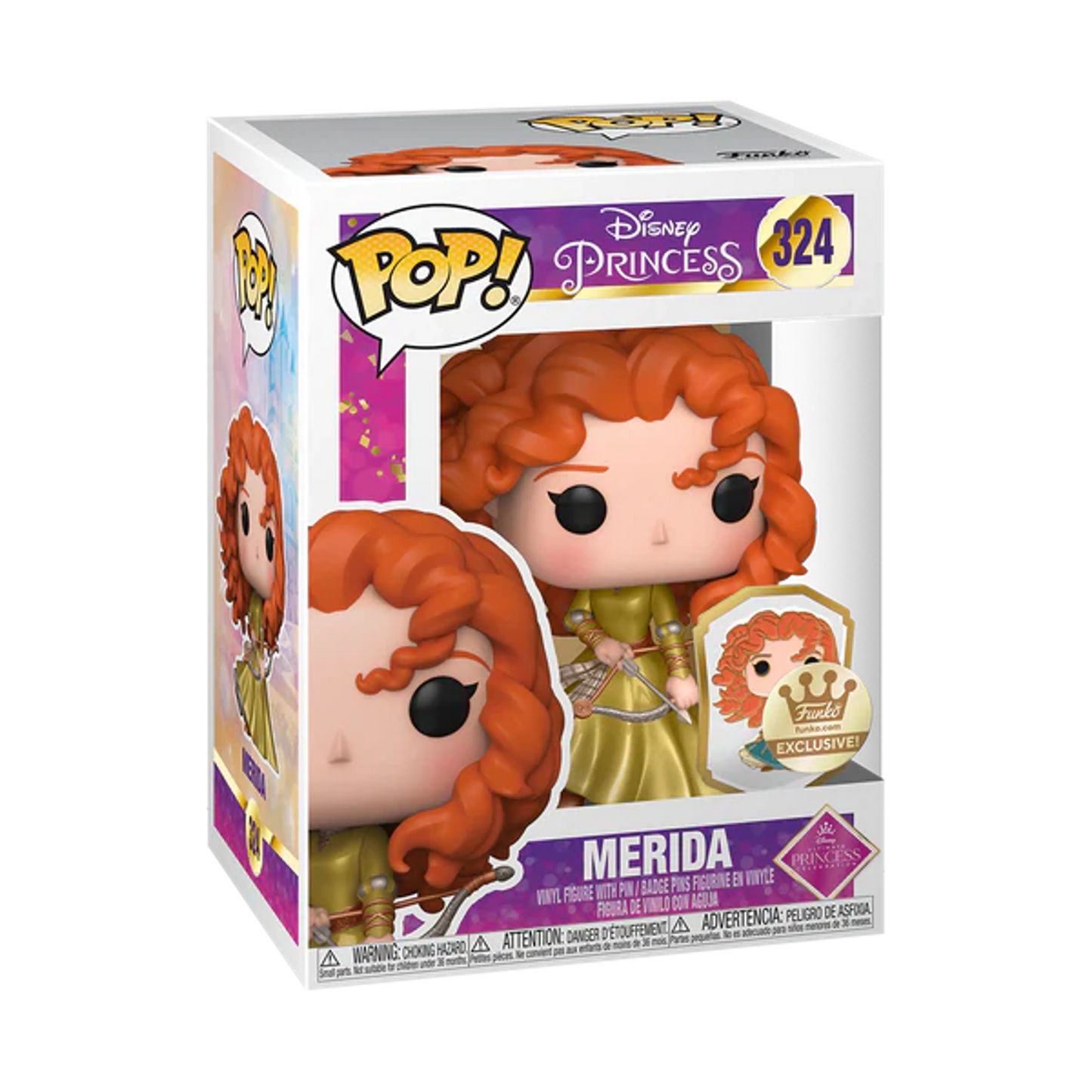 Brave - Merida Gold Ultimate Princess Funko Pop!