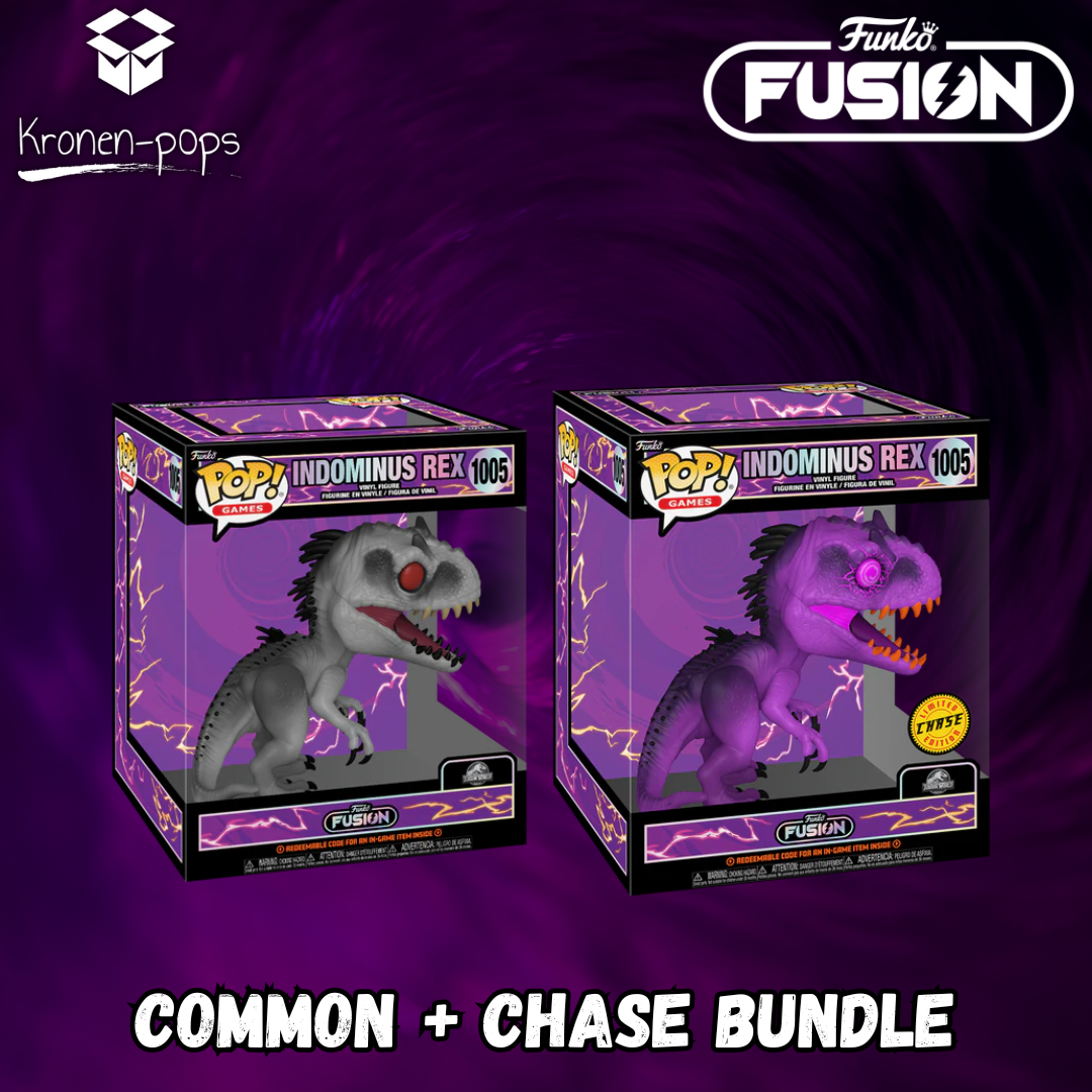 Funko Fusion - Indominus Rex Common + Chase Funko Pop! Bundle