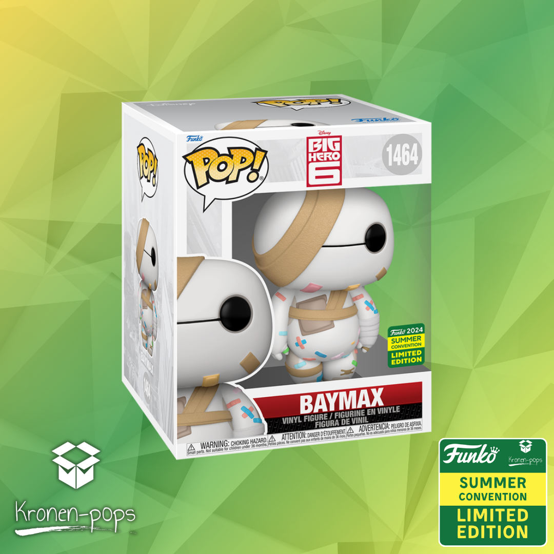 Big Hero 6 - Baymax with bandages 2024 Summer Convention Exclusive 6" Funko Pop!