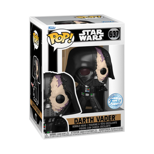 Star Wars: Obi-wan Kenobi - Darth Vader In Damaged Helmet Funko Pop!