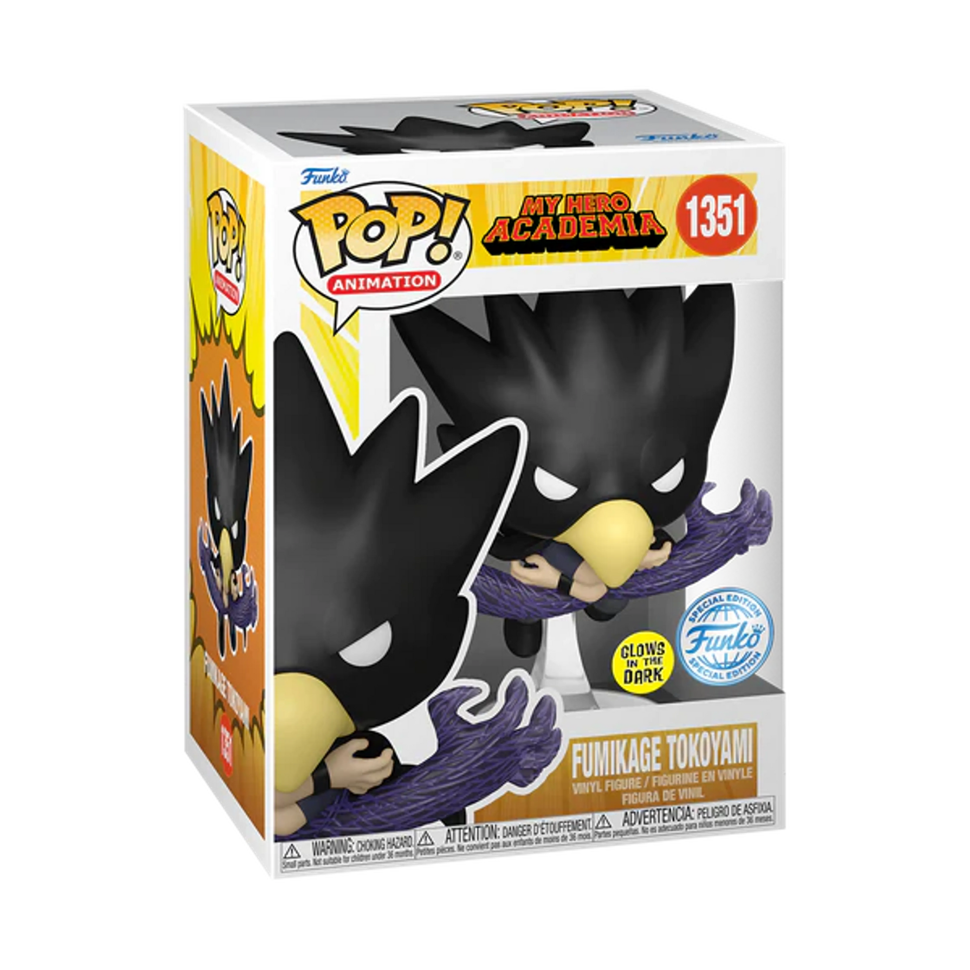 My Hero Academia - Fumikage Tokoyami Fallen Angel (Glow) Funko Pop!