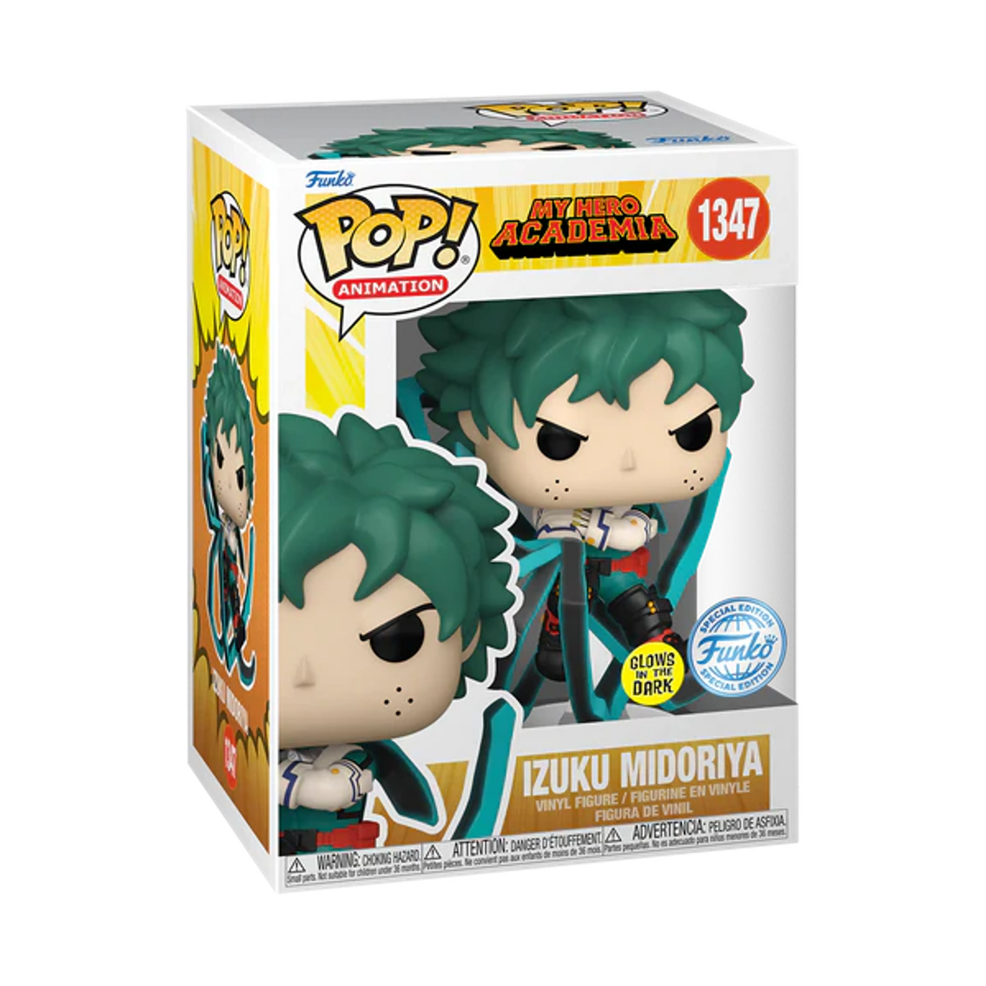 My Hero Academia - Izuku Midoriya with Blackwhip (Glow) Funko Pop!