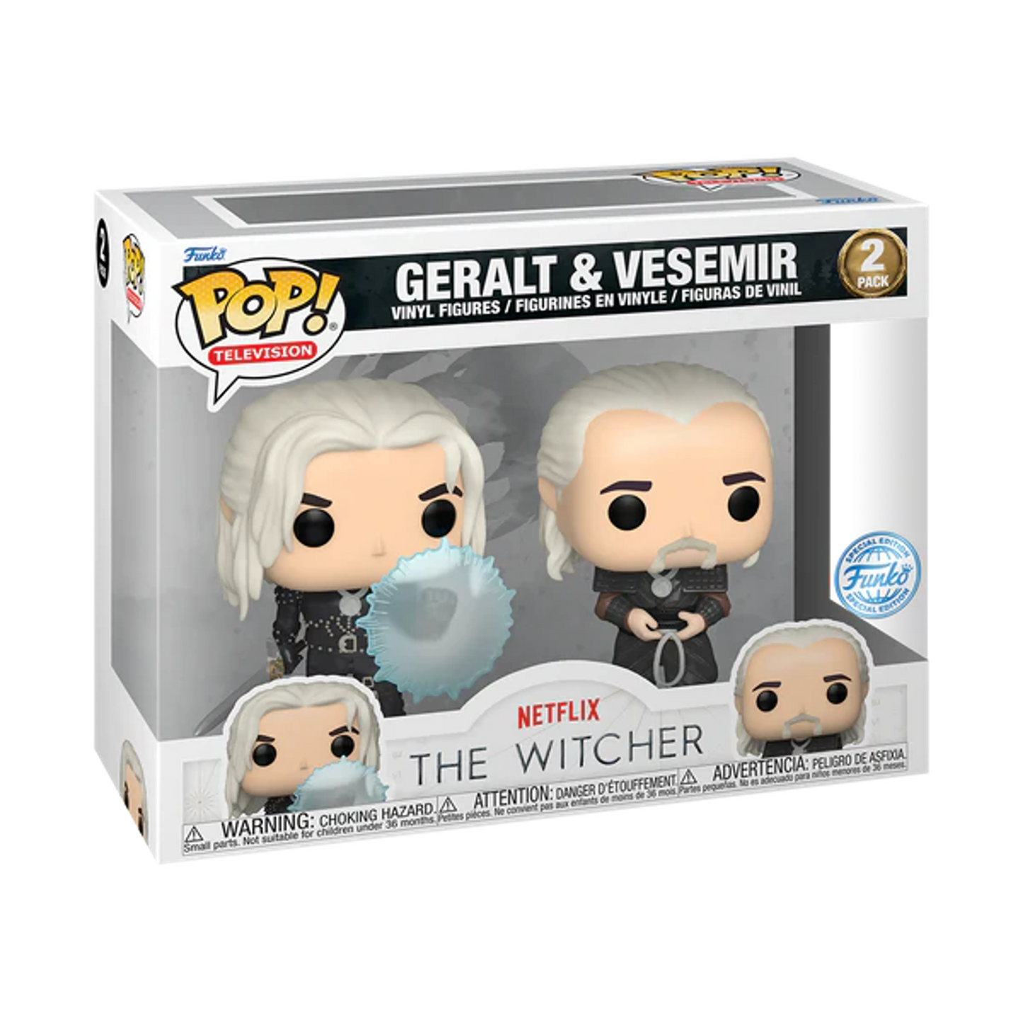 The Witcher (Season 2) - Geralt and Vesemir Funko Pop! 2-Pack