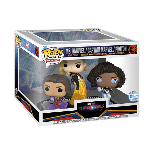 The Marvels (2023) - Captain Marvel, Ms. Marvel & Photon Funko Pop! Moment