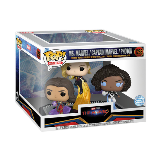 The Marvels (2023) - Captain Marvel, Ms. Marvel & Photon Funko Pop! Moment