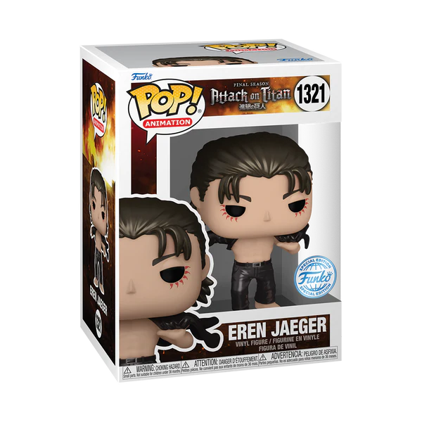 Attack On Titan - Eren Jaeger Metallic Funko Pop!
