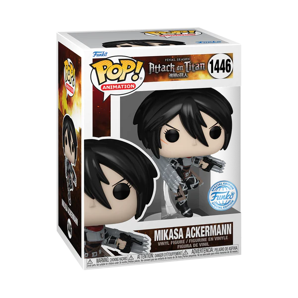 Attack On Titan - Mikasa Ackermann Metallic Funko Pop!