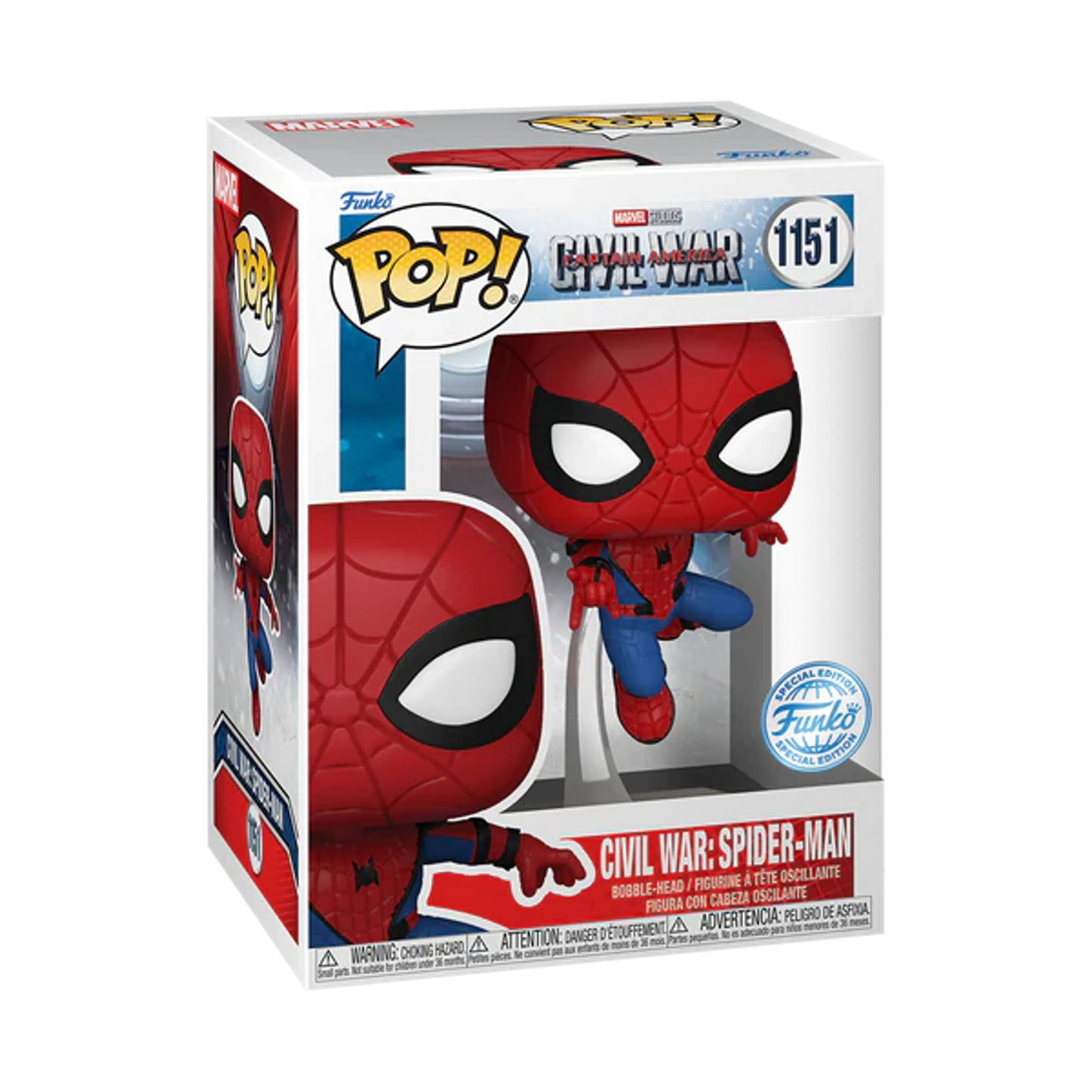 Captain America: Civil War - Spider-Man Funko Pop! Build-A-Scene