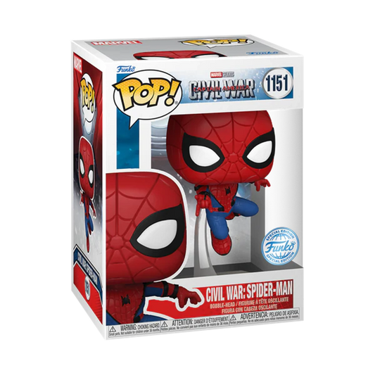 Captain America: Civil War - Spider-Man Funko Pop! Build-A-Scene