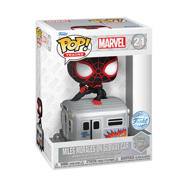 Disney100 - Miles Morales On Subway Car Funko Pop! Train