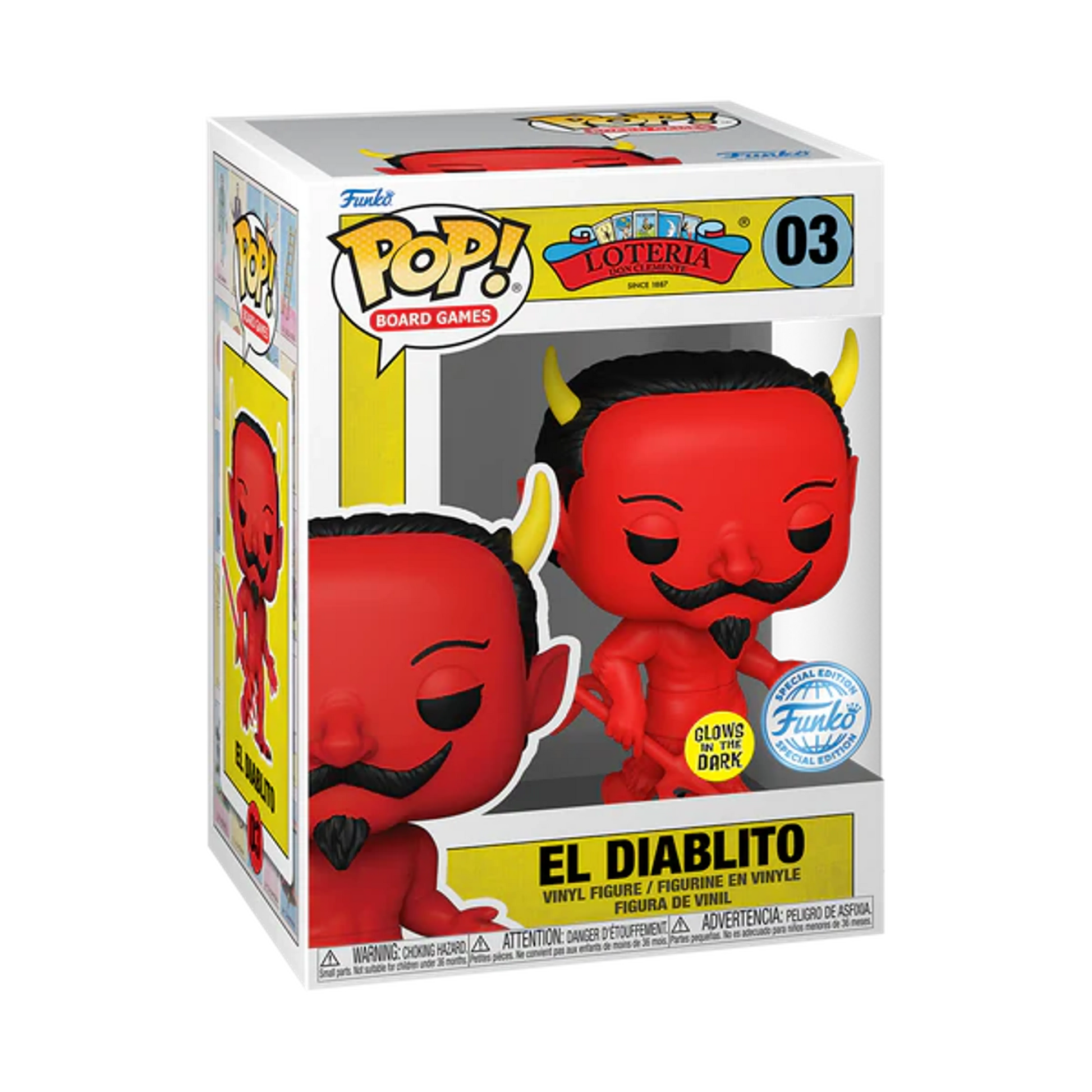 Loteria - El Diablito Glow Funko Pop!