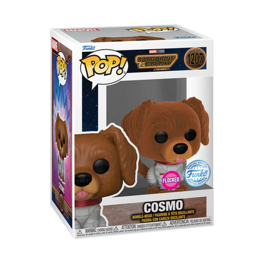 Guardians of the Galaxy Vol. 3 - Cosmo Flocked Funko Pop! (DAMAGED BOX)