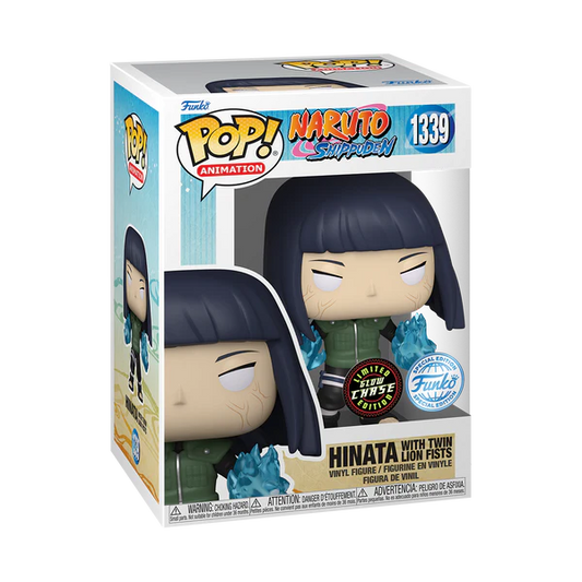 Naruto - Hinata with Twin Lion Fists Common + Chase Funko Pop! Bundle