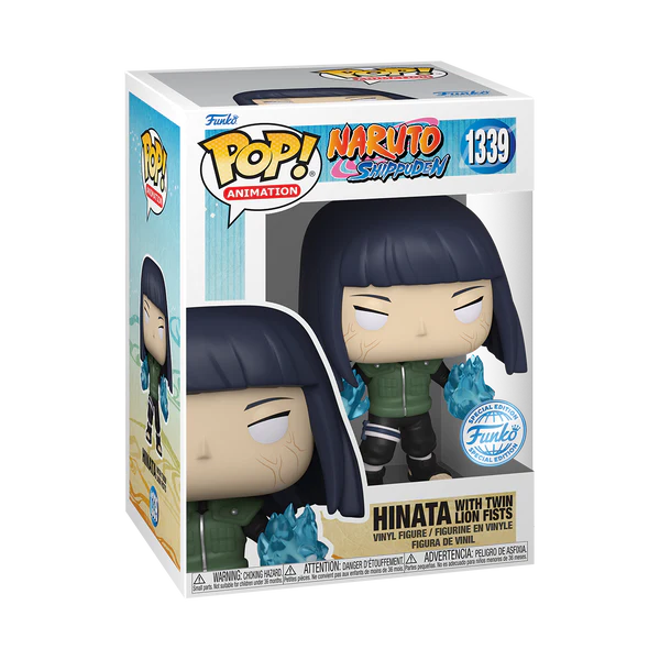 Naruto - Hinata with Twin Lion Fists Common + Chase Funko Pop! Bundle