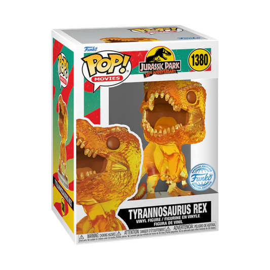 Jurassic Park - Tyrannosaurus Rex (Amber) Funko Pop!