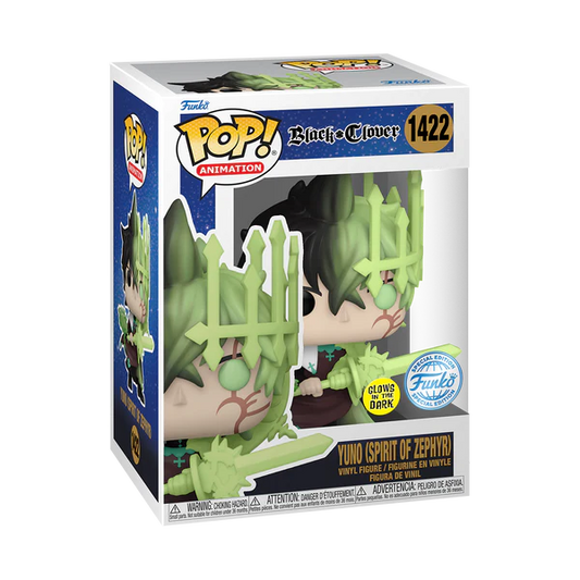Black Clover - Yuno (Spirit of Zephyr) Glow Funko Pop!