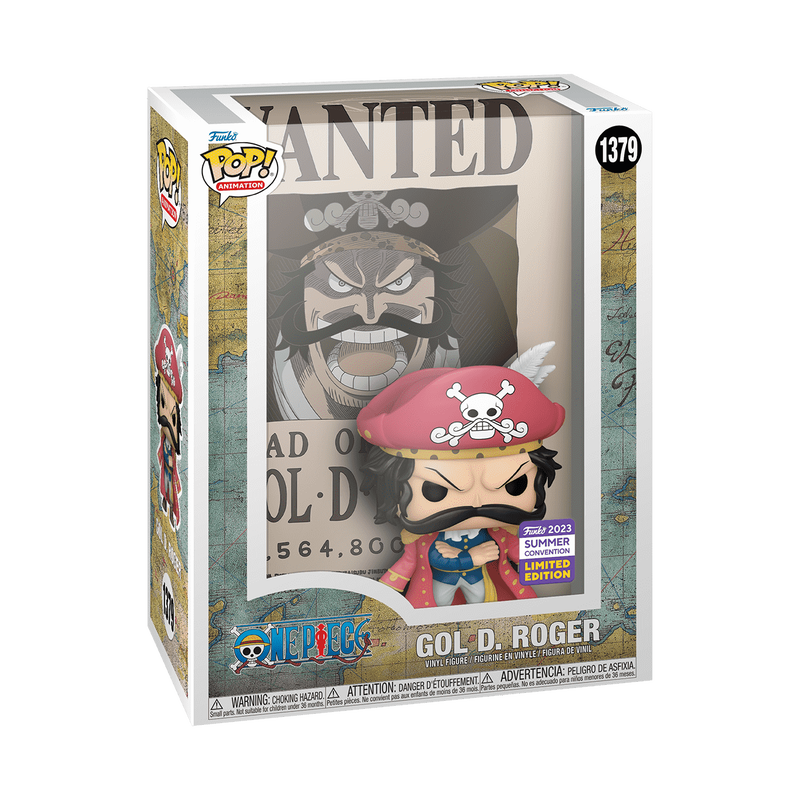 One Piece - Wanted Gol D. Roger Funko Pop Poster! Summer Convention 2023 Exclusive