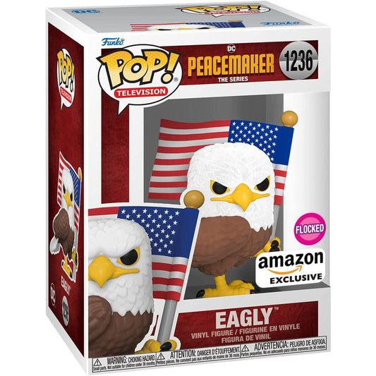 Peacemaker (2022) - Eagly Flocked Funko Pop! (DAMAGED BOX)