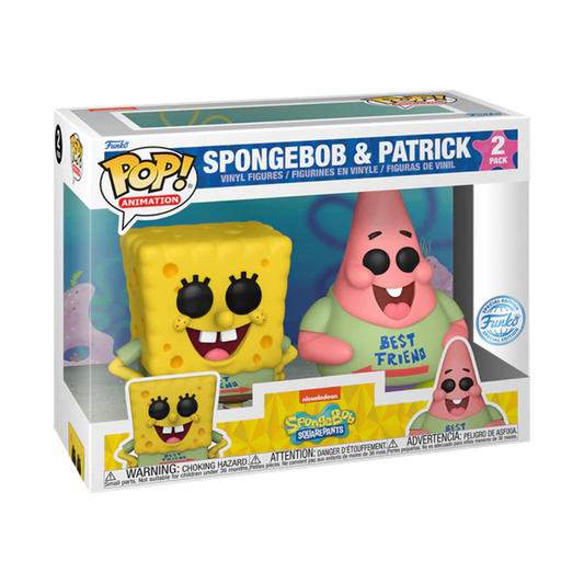 SpongeBob SquarePants - SpongeBob & Patrick Best Friends Funko Pop! 2-Pack