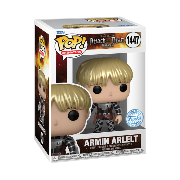 Attack On Titan - Armin Arlelt Metallic Funko Pop!
