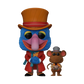 The Muppet Christmas Carol - Charles Dickens with Rizzo (Flocked) Funko Pop!