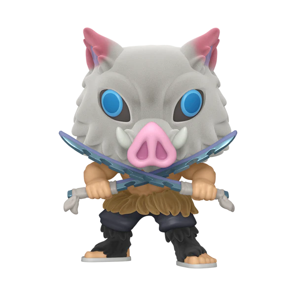 Demon Slayer - Inosuke Hashibira Flocked #870 Funko Pop!