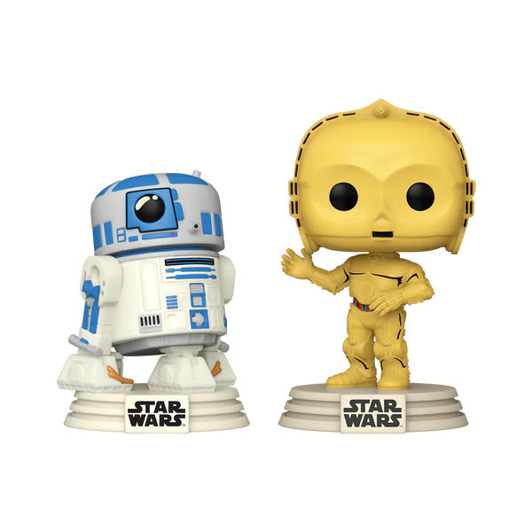 Star Wars: D100 - R2-D2 & C-3PO Retro Reimagined Funko Pop! 2-Pack Vinyl Figure