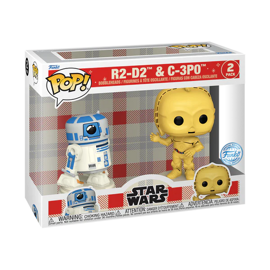 Star Wars: D100 - R2-D2 & C-3PO Retro Reimagined Funko Pop! 2-Pack Vinyl Figure