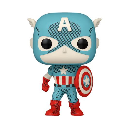 Marvel Comics: D100 - Captain America Retro Reimagined Funko Pop!