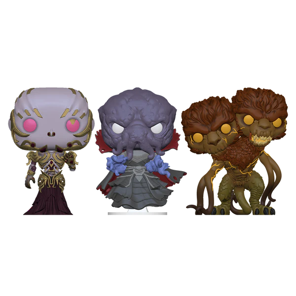 Dungeons & Dragons - Vecna, Mind Flayer & Demogorgon Funko Pop! 3-Pack