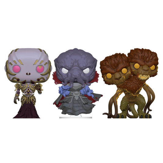 Dungeons & Dragons - Vecna, Mind Flayer & Demogorgon Funko Pop! 3-Pack