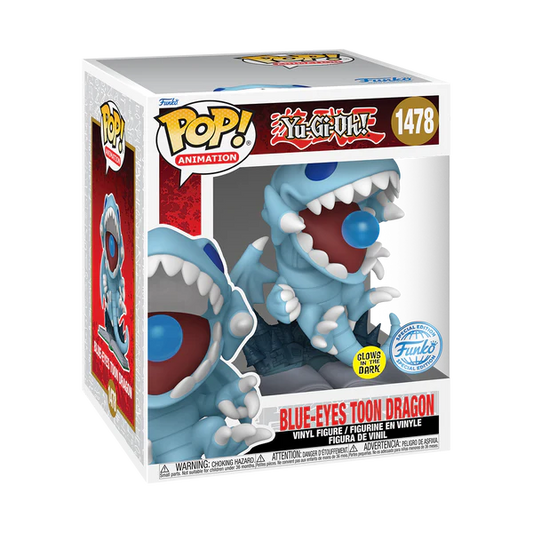 Yu-Gi-Oh! - Blue-eyes Toon Dragon (Glow) 6" Funko Pop! Vinyl Figure