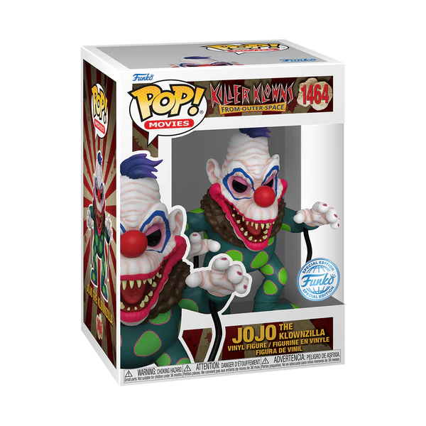 Killer Klowns From Outer Space - Jojo The Klownzilla Funko Pop!