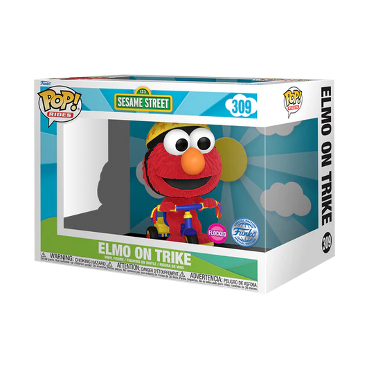 Sesame Street - Elmo On Trike (Flocked) Funko Pop! Ride