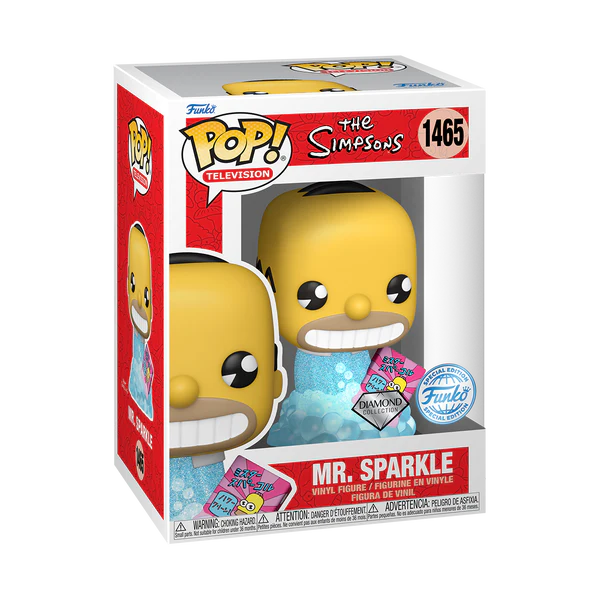 Simpsons - Mr Sparkle Diamond Glitter Funko Pop!