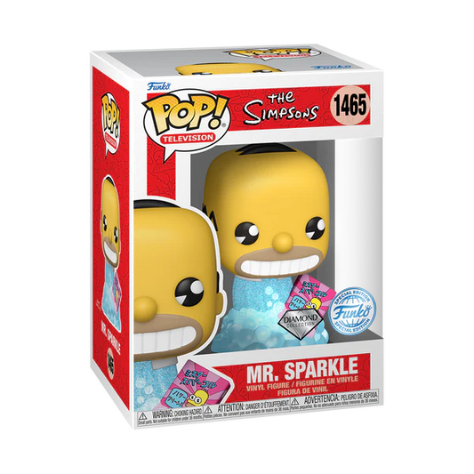 Simpsons - Mr Sparkle Diamond Glitter Funko Pop!