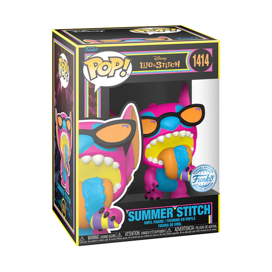 Lilo & Stitch - Summer Stitch Black Light Funko Pop!
