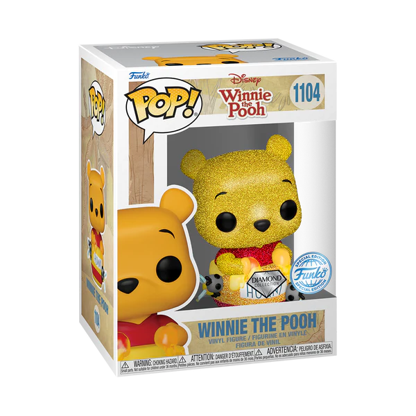 Winnie The Pooh - Winnie The Pooh Diamond Glitter Funko Pop!