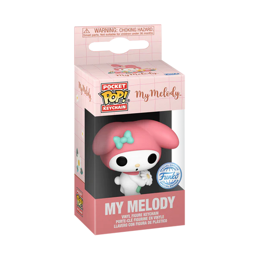 Sanrio - My Melody with flower Exclusive Funko Pop! Keychain